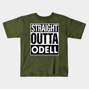 Odell Name Straight Outta Odell Kids T-Shirt